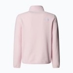 Детская флисовая кофта The North Face Teen Glacier 1/4 Zip розовая
