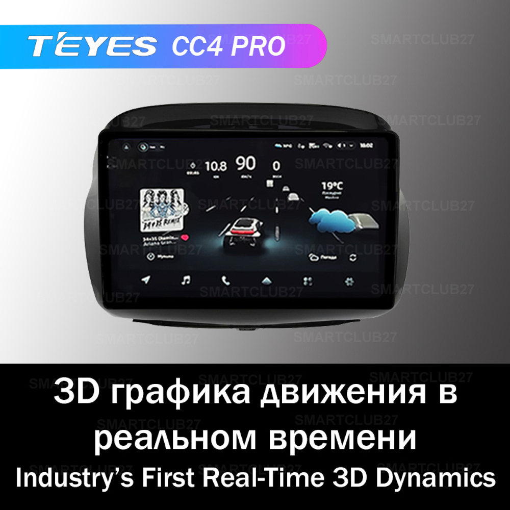 Teyes CC4 Pro 10,2" для Honda Edix 2004-2009