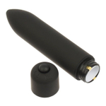 Черная гладкая вибропуля «Оки-Чпоки» - 9 см. (Цвет: черный)