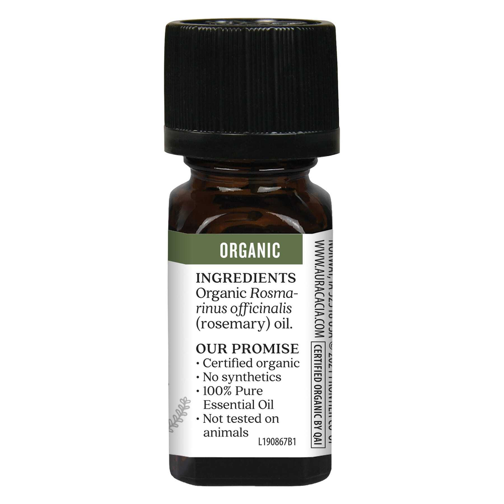 Aura Cacia, чистое эфирное масло, розмарин вербенон, 7,4 мл (0,25 жидк. унции)