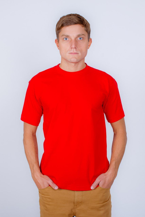 Футболка премиум красная 180гр/м2
