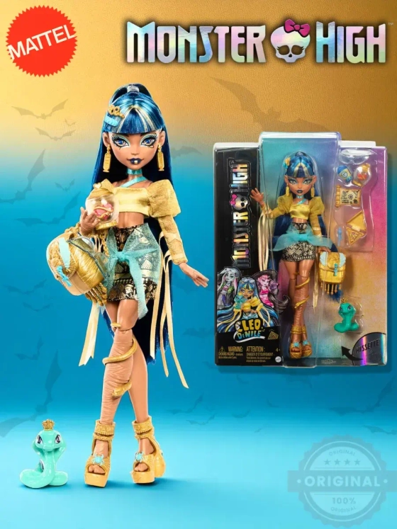 Кукла Монстр Хай Клео де Нил с питомцем HXH74