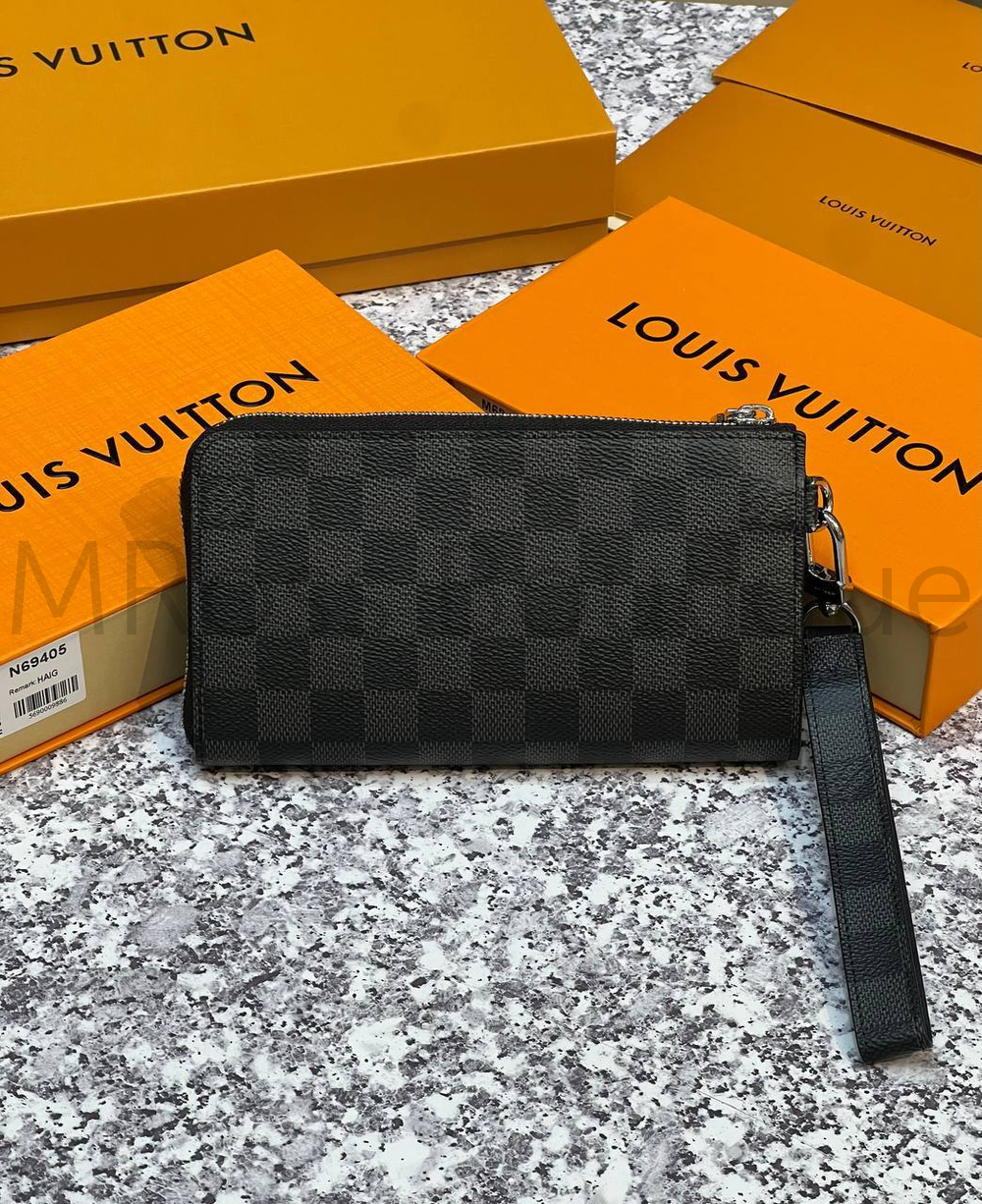 Мужское портмоне Louis Vuitton Zippy Dragonne Damier Graphite