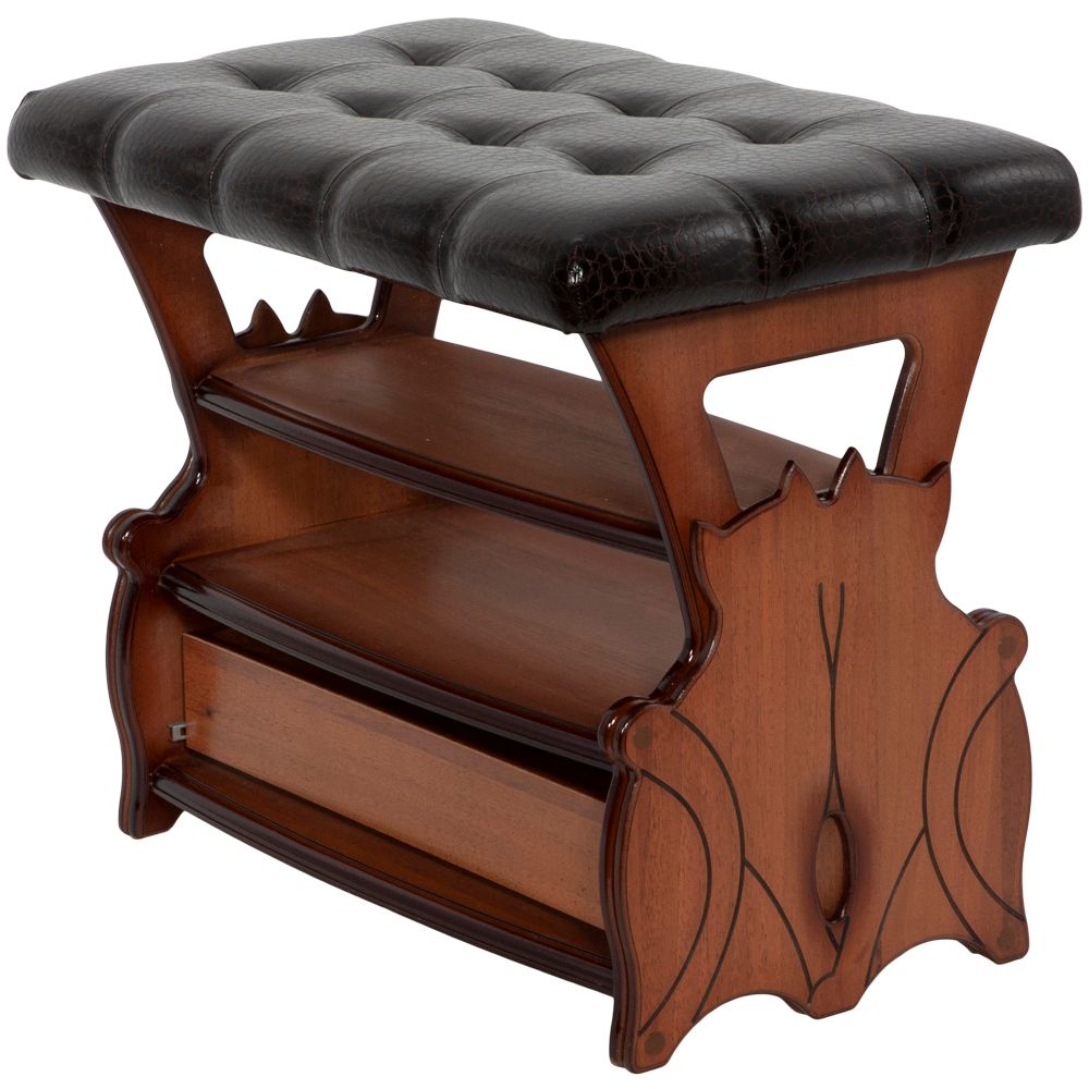 Скамья Марта с ящиком Орех Д