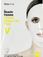 Маска тканевая с витаминами Whispr love beaute femme Vitamin lifting V up mask, 40 мл
