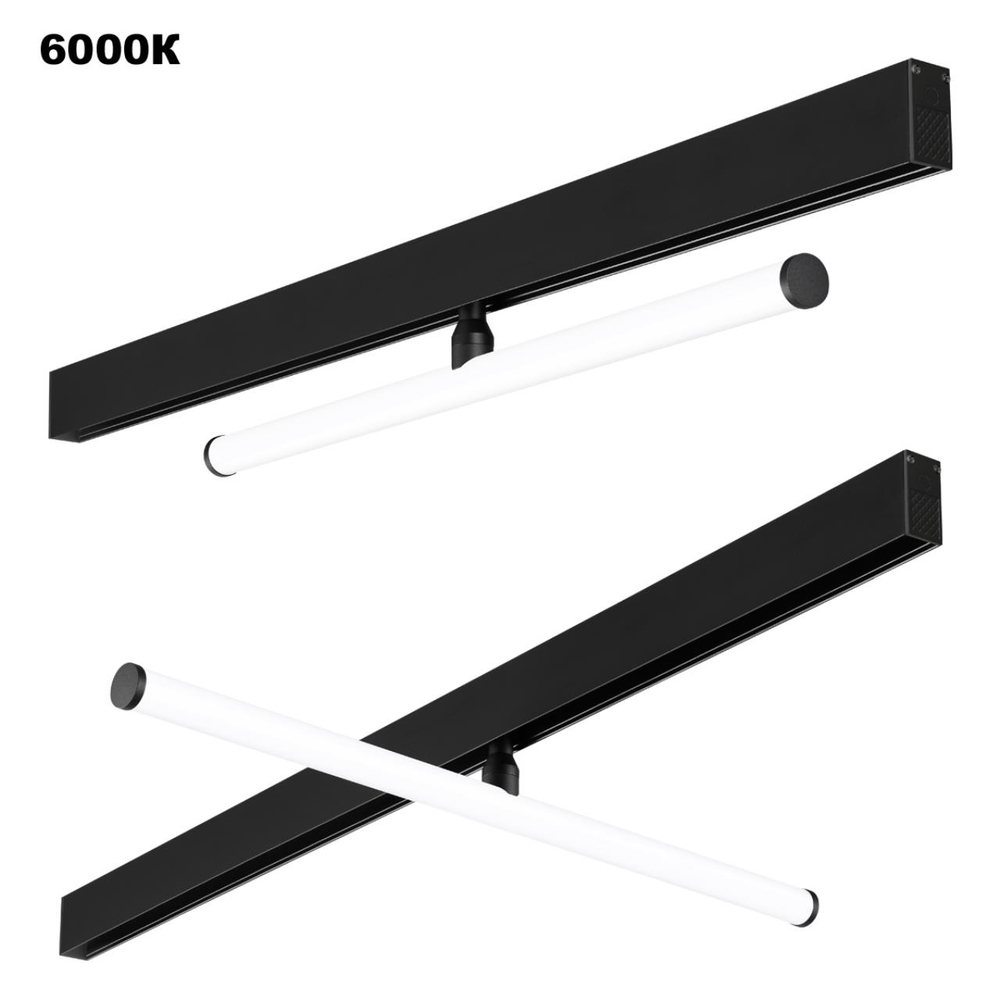 359448 SHINO NT24 132 черный Трековый низковольт. св-к диммир. со сменой цв.температуры, пульт ДУ/Tuya Smart Life IP20 LED 12W 48V 3000-6000K FLUM