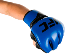 UFC Перчатки MMA для грэпплинга 5 унций синие L/XL