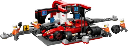 Конструктор LEGO City 60443 Пит-стоп Формулы-1 Ferrari с командой
