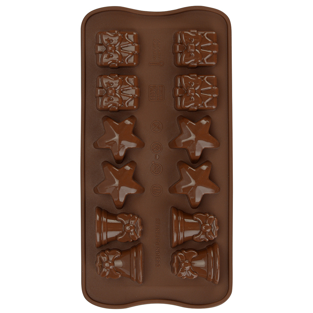 Форма для приготовления конфет Silikomart Christmas силиконовая