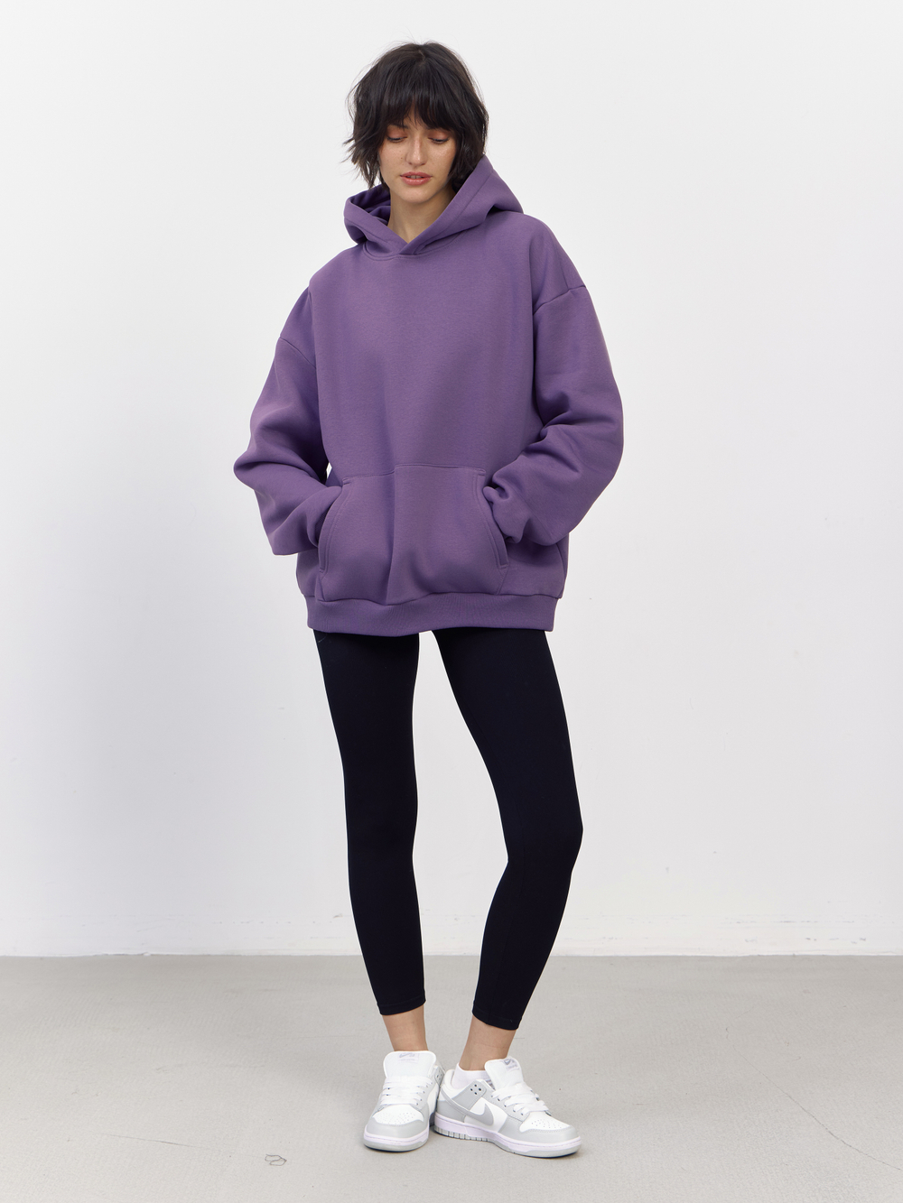 Худи с начесом (фиолетовый)