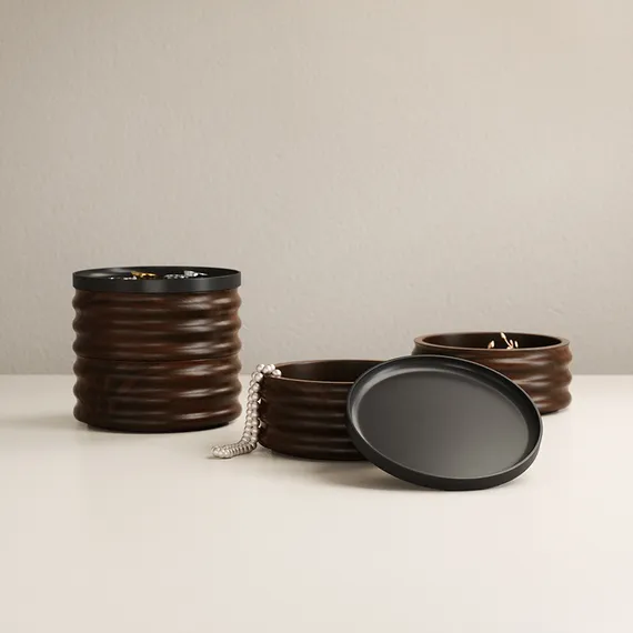 Шкатулка для украшений tesora, черный орех