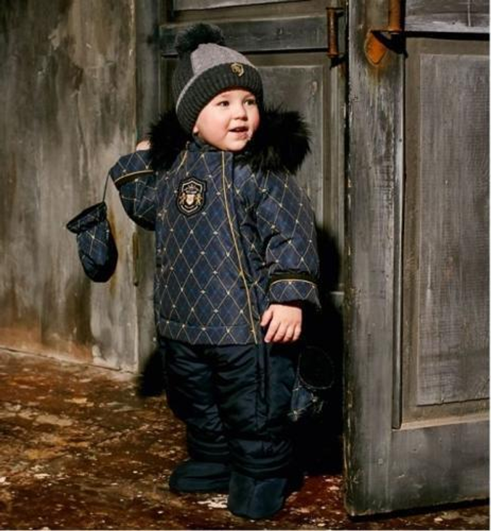 Комбинезон Лорд 68р. ромбы/т.синий