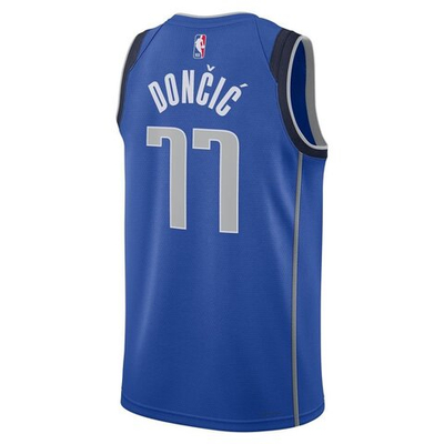 Баскетбольная джерси Nike Dri-FIT NBA Swingman Dallas Mavericks Icon Edition 2022/23 Jersey - Luka Doncic Navy