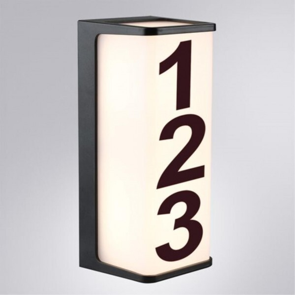 Уличный настенный светодиодный светильник Arte Lamp LANCIA A6419AL-1BK