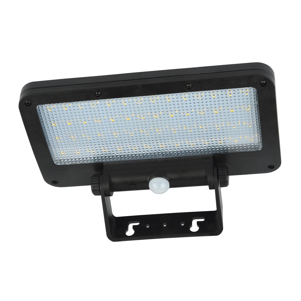 USL-F-562-PT060 SENSOR N1 Садовый светильник на солнечной батарее. с датчиком движения. 6Вт. Белый свет 4000K. Корпус черный. TM Uniel