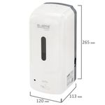 Дозатор для жидкого мыла LAIMA PROFESSIONAL SUPER, НАЛИВНОЙ, СЕНСОРНЫЙ, 1 л, белый, ABS-пластик, 609501