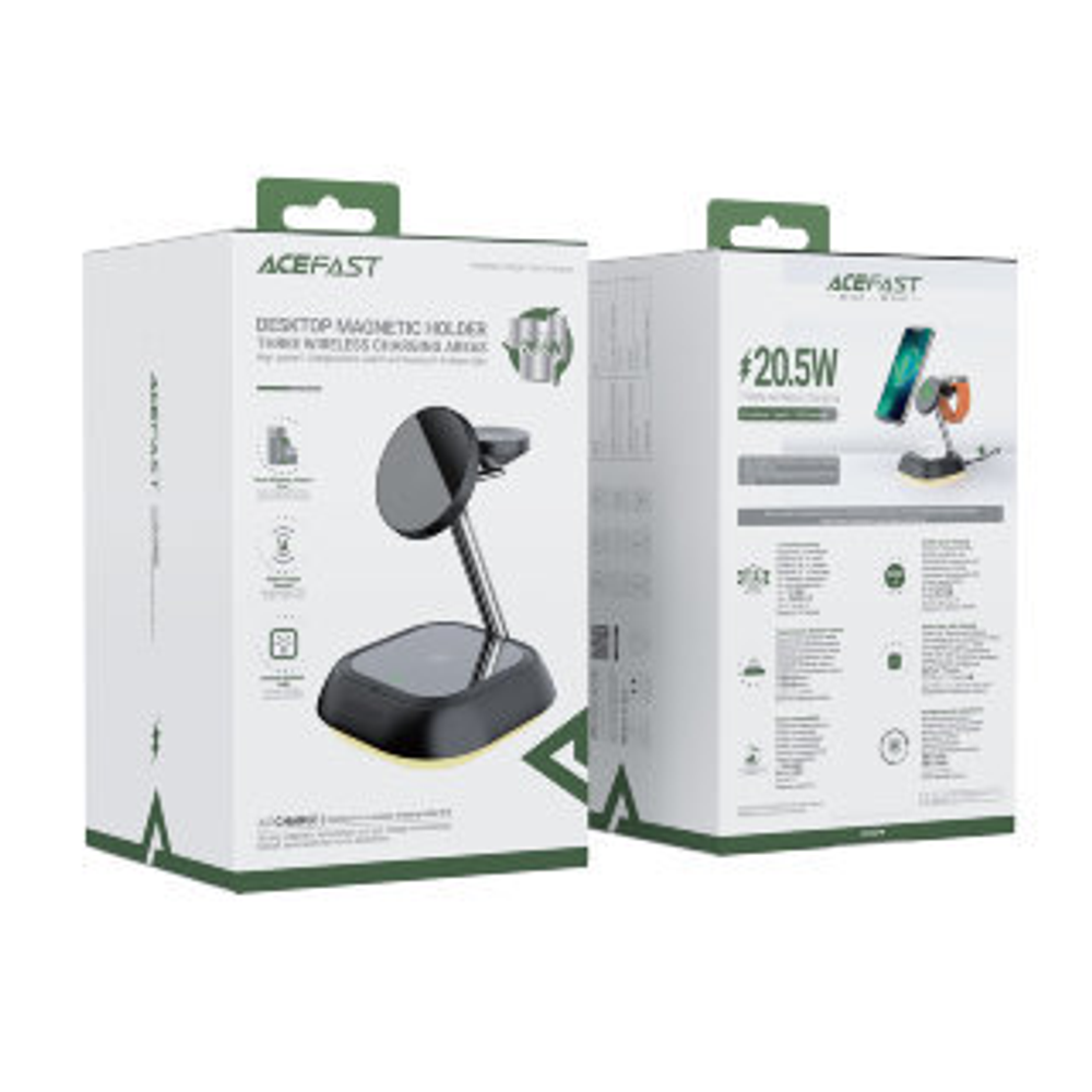 E16 desktop 3-in-1 wireless charging holder