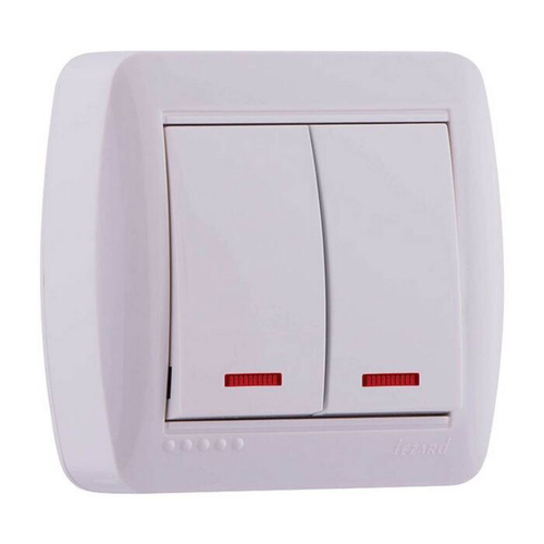 DEMET 711 0200 112 Выключатель сдв с подсв бел