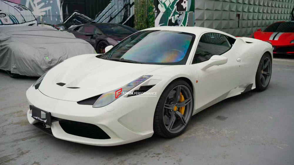 Карбоновый обвес переделка для Ferrari 458 Italia 2009-2015 в Speciale Феррари