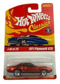 Hot Wheels Classics Series 1: 1971 Plymouth GTX (Red) (#10 of 25) (2005)