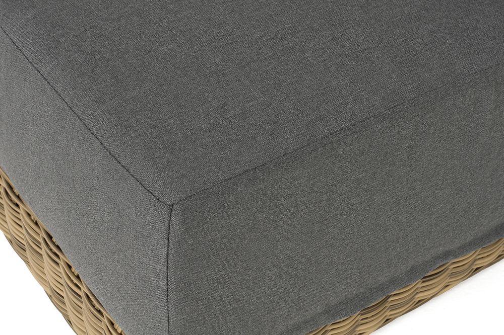 "Капри" модуль диванный правый с подушками, цвет соломенный