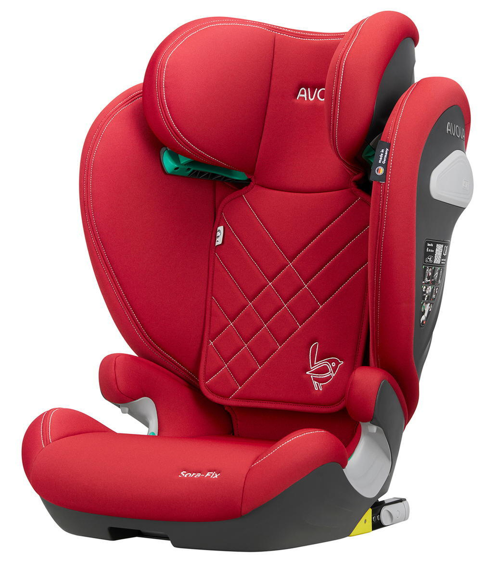 Автокресло Avova Sora Fix (15-36 кг, 100-150 см) Maple Red