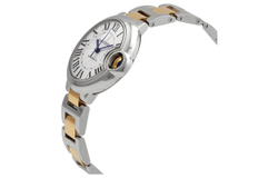 CARTIER Blue Balloon Collection Automatic Mechanical Movement 30m Waterproof Women"s Watch Watch White Dial