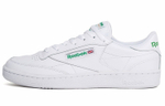 Reebok Club C 85 leather retro casual non-slip lightweight low-top sneakers for men and women with the same white and green