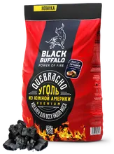 Натуральный крупнокусковой уголь Black Buffalo Quebracho, 9 кг