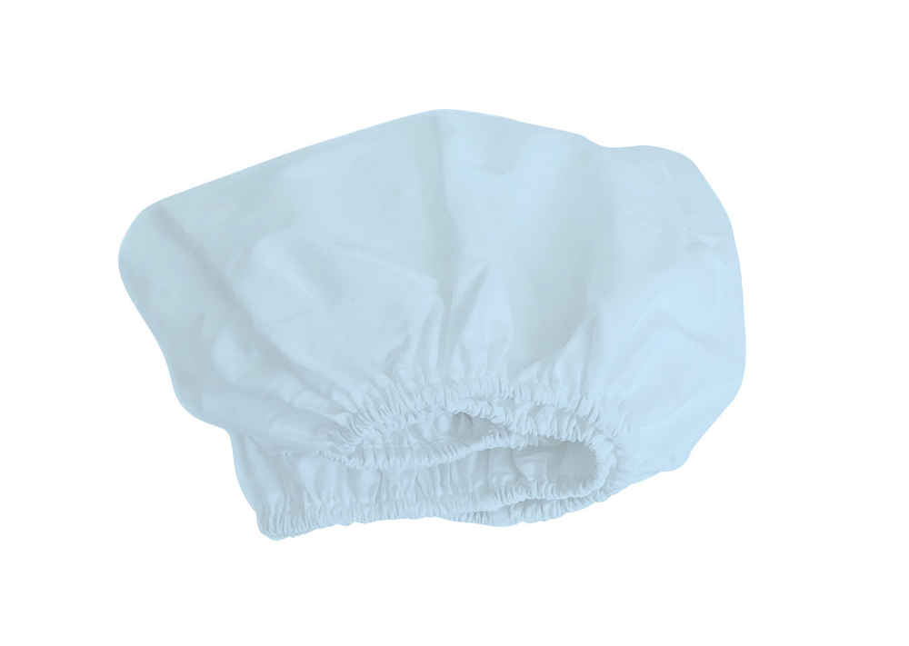 Простынь для прямоугольного матраса 70*140 см (голубой, сатин)