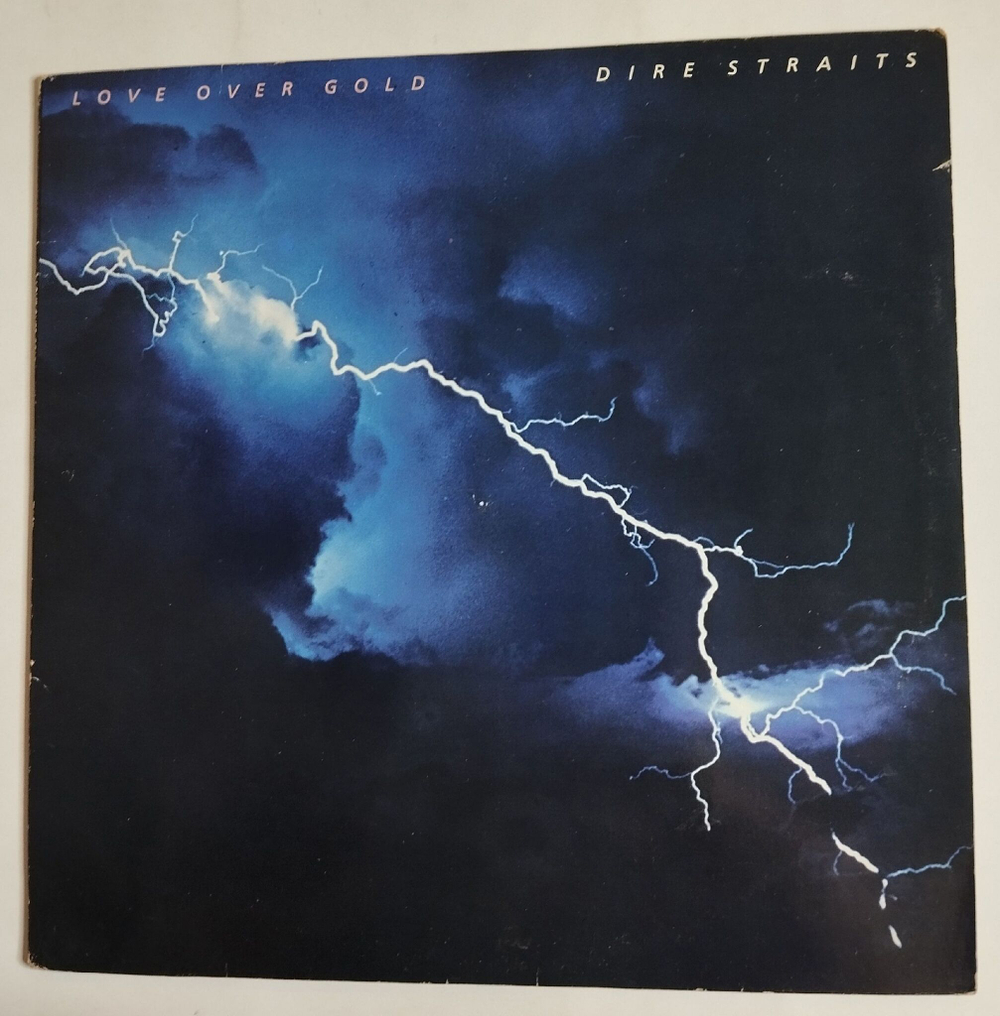 Винтажная виниловая пластинка Dire Straits Love Over Gold (France 1982)