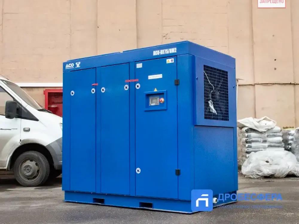 Винтовой компрессор АСО-ВК75/8М2