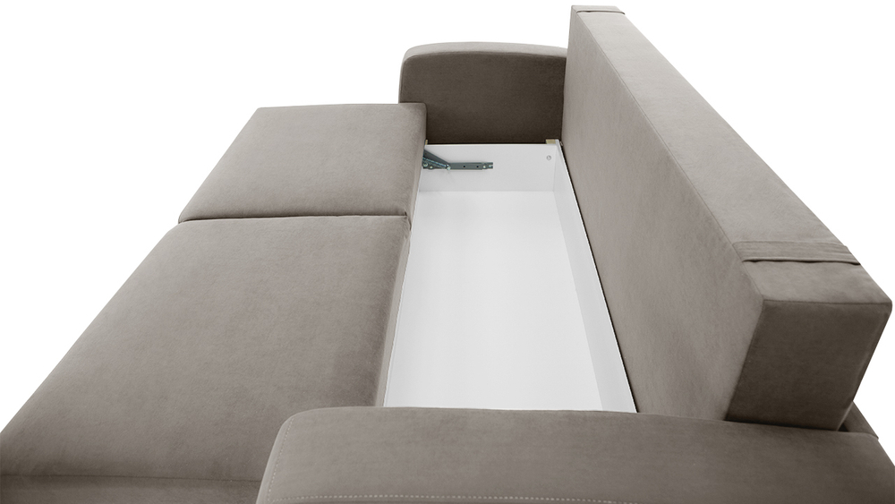 Диван Окленд Лайт Vivaldi 05 236*102*95 см, Коричневый  Еврокнижка Фиеста