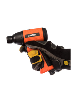 Пневмодолото (5 Дж; оснастка 10 мм шестигранник) Gigant RP4500 + 5 насадок