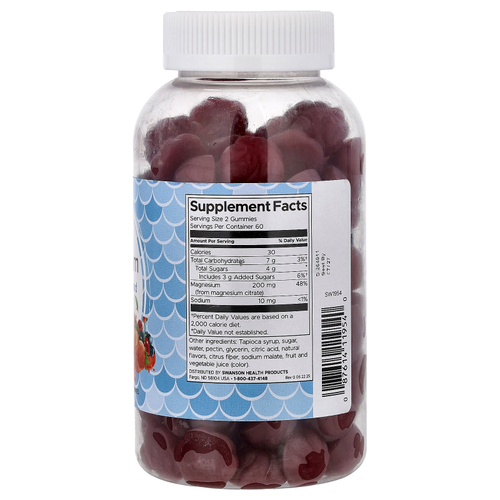 Swanson Vitamins, жевательные таблетки с магнием, ягодный вкус, 120 жевательных таблеток (100 мг в 1 таблетке)