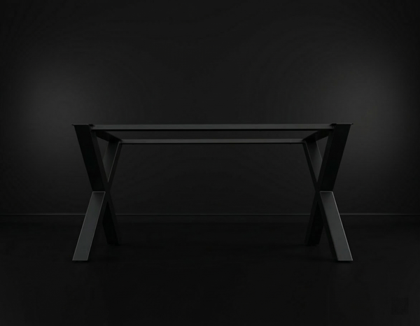 Подстолье из металла в стиле лофт №12