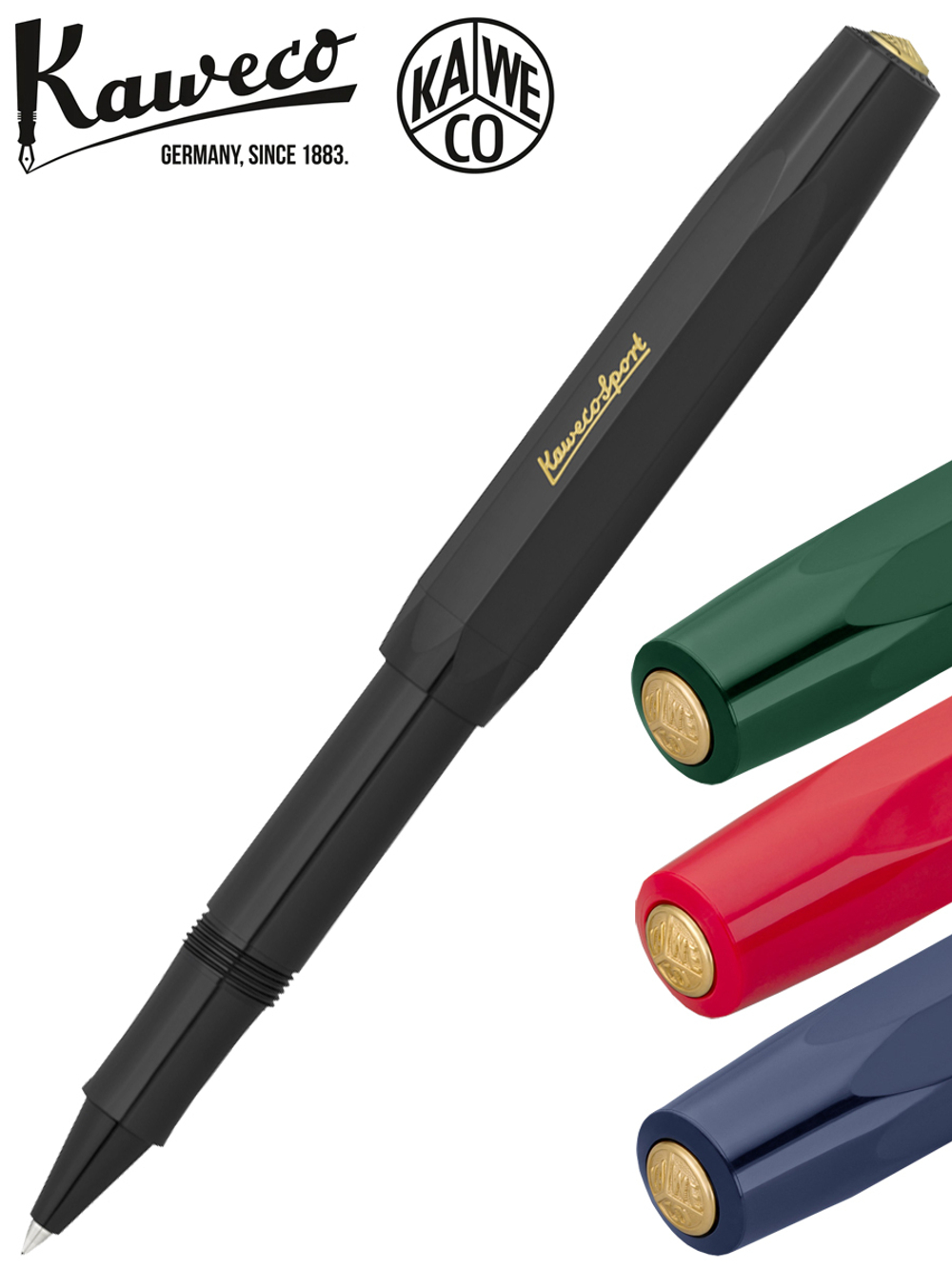 Роллер Kaweco Classic Sport Black 0.7 мм,  черный (10000032)