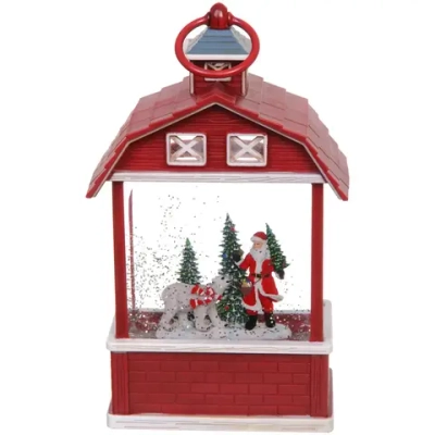 Сувенир с подсветкой «Дедушка и медвежонок» 14,4*7,8*24 см (работает от 3*АА и USB+музыка, подсветка)