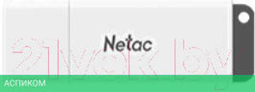 USB Flash-накопитель Netac U185 2.0 16GB белый (NT03U185N-016G-20WH)