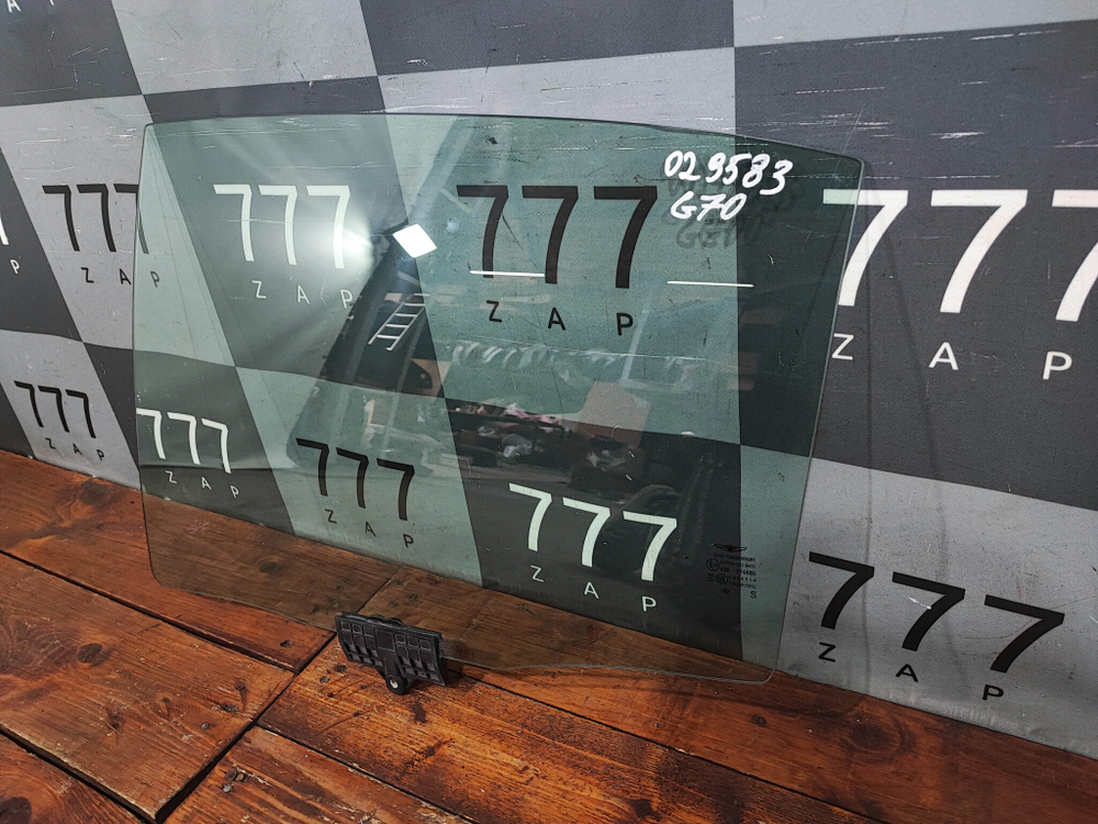 Стекло двери задней левой Genesis G70 17-нв Б/У Оригинал 83410G9410