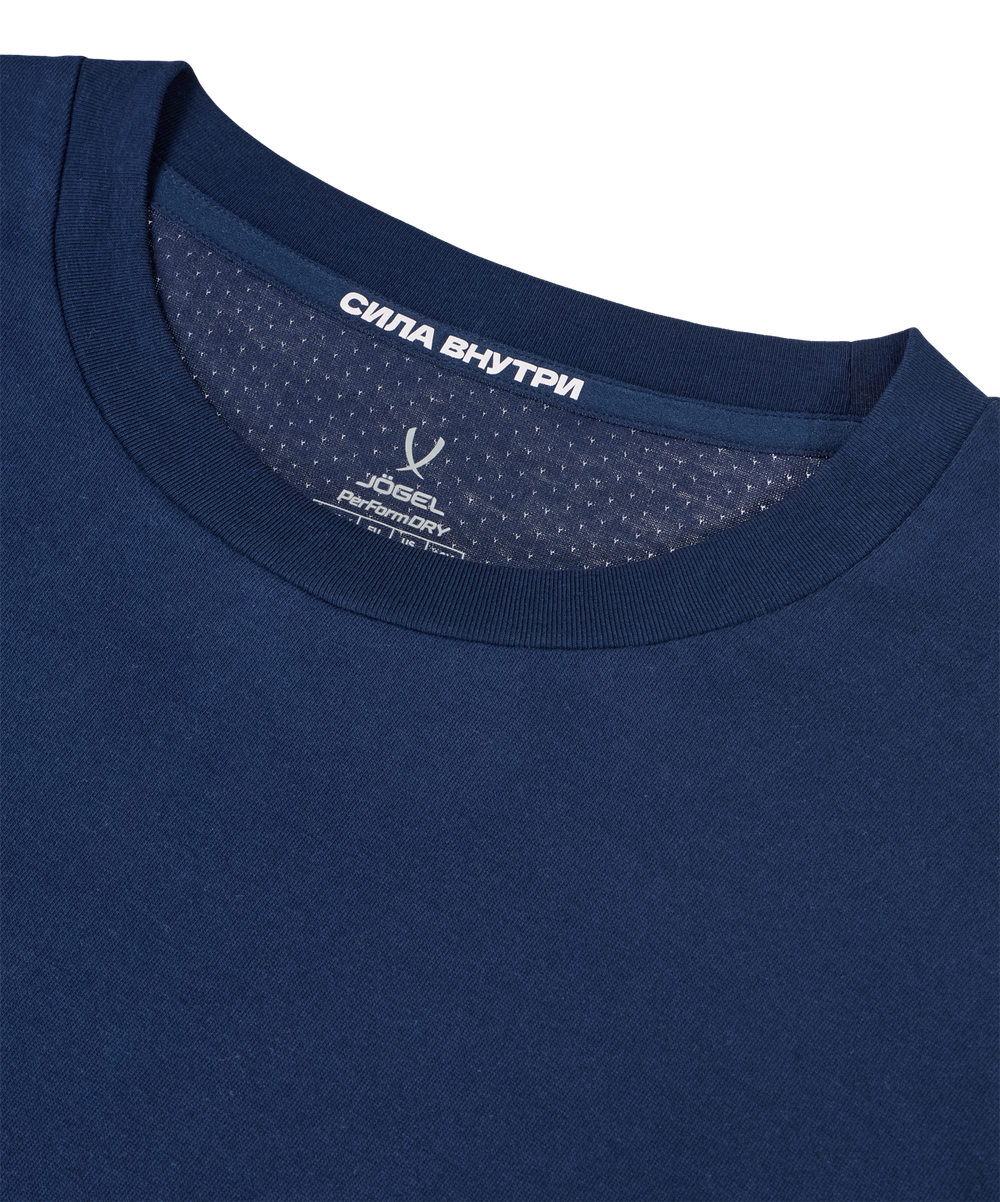 Лонгслив тренировочный JÖGEL DIVISION PerFormDRY Training CVC LS Z4, темно-синий