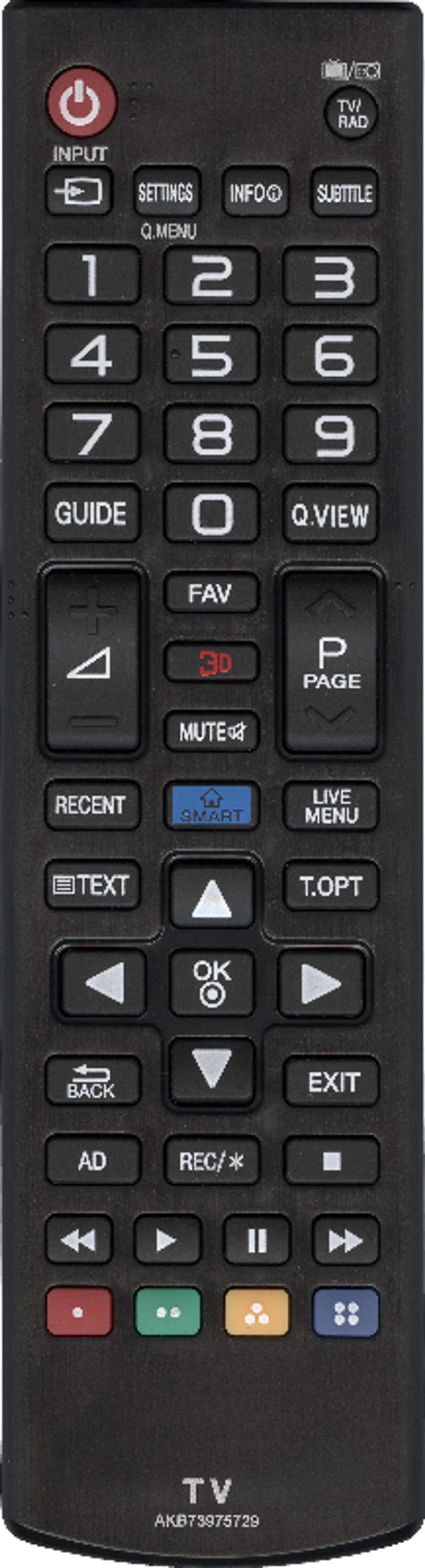 Пульт ДУ для LG AKB73975729