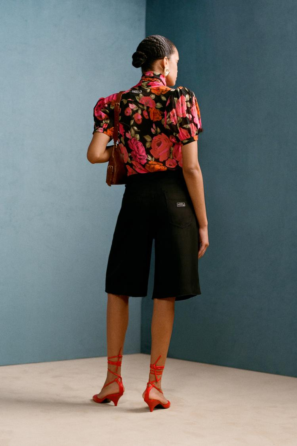 ZARA X WILLY CHAVARRIA БЛУЗА С ПРИНТОМ, РАЗНОЦВЕТНЫЙ