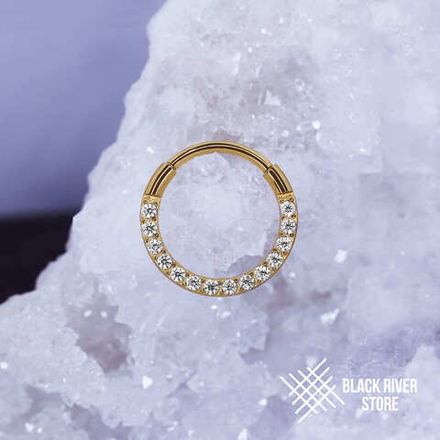 Кликер Side v.2 Crystal PVD Yellow 0.8мм