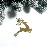 Декор акриловый "Олень бегущий" 7*7 см
