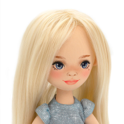 Кукла Orange Toys Sweet Sisters Mia в голубом платье 32 см Серия Вечерний шик