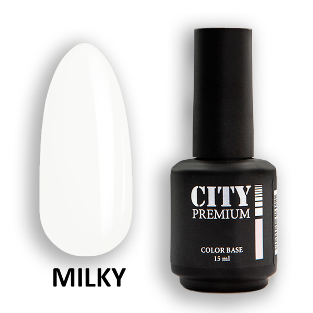 CITY-NAIL Premium Color Base Milky 15мл.