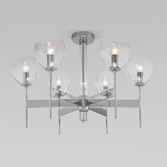 60130/6 / потолочный светильник / хром