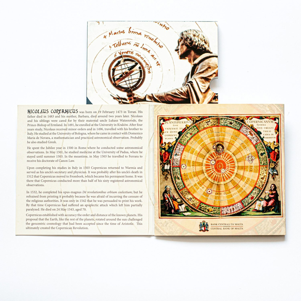 Malta 2023 Euro Coin Set – Including €2 Copernicus BU in Blister