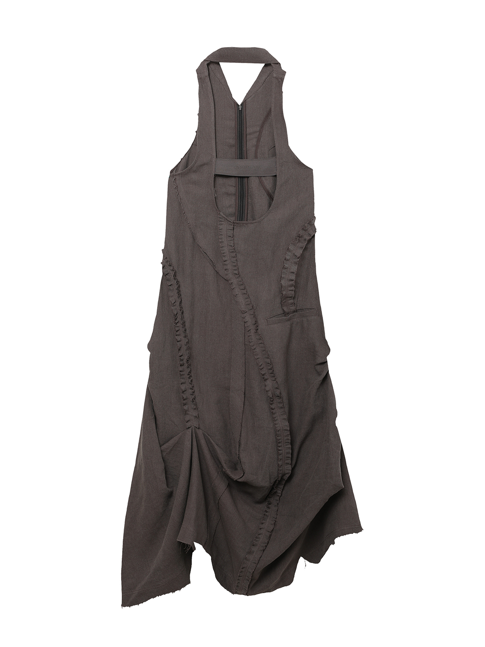 Платье Ruffle Linen Maxi